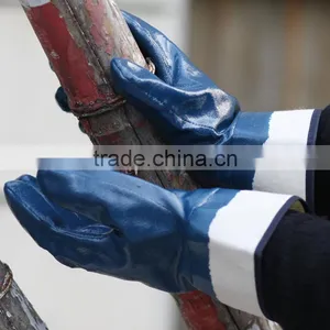 NMSAFETY EN388 4111 Jersey Liner Coated Nitrile Industrial Glove thumbnail-1