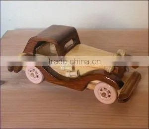 Handcrafted Wooden Car thumbnail-1