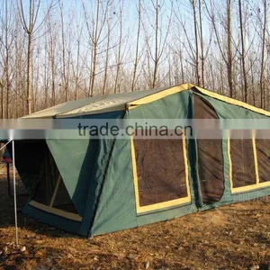 Double Cab Pickup Military Trailer Tent / Outdoor Truck Tent Truck Awning thumbnail-3