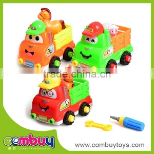 Kids Educational Toys Small Plastic Car Self Assemble Toys thumbnail-1