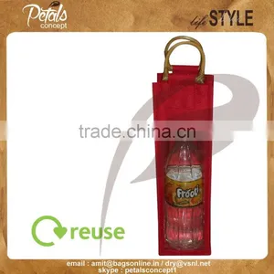 Nylon Wine Bag With Window thumbnail-1