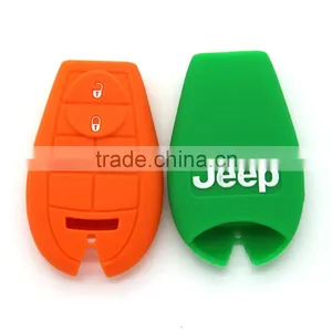 Promotional Smart Folding Silicone Car Key Remote Covers for Jeep Car Keys thumbnail-6