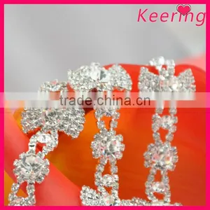 Fashion Wholesale Rhinestone Garment Beaded Chain Design WRC-197 thumbnail-1