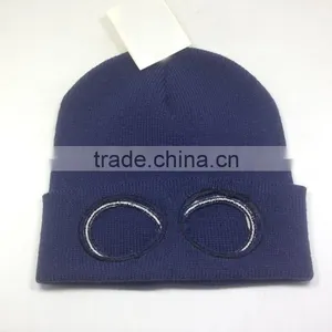 New Style 100% Acrylic Goggle Beanies Cheap Price thumbnail-5