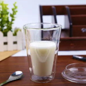 Double Wall Glass Cup Milk Cup Coffee Cup and Mug Restaurant and Hotel Glass Cups Wholesale Glass Cup and Glass Mug thumbnail-2