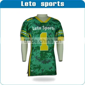 Sublimated American Football Jersey Uniform China Football thumbnail-1