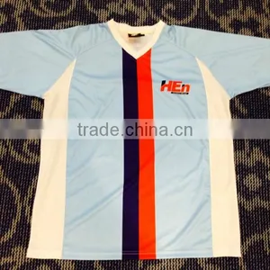 Hot 2014 Popular Design White Football Jersey, Top Grade Soccer Uniform thumbnail-1
