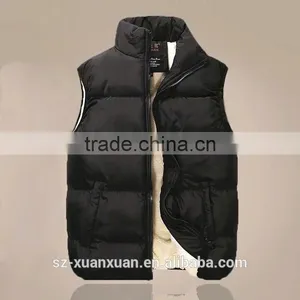 2016 Custom Winter Warm Casual Thick Down Jacket Waistcoat for Men Design thumbnail-1