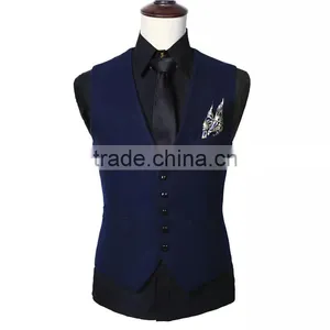 Custom Fashion Cotton Waistcoat for Men OEM Design in China 2016 thumbnail-1