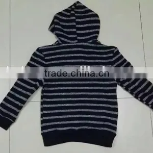 Yiwu Stocks Lots Boy's Fashion Stripe Hoodies Pullover thumbnail-5