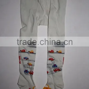 Knitted Tight Cheap Cotton Cute Jacquard Children Pantyhose thumbnail-2