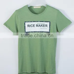 NEW Design Casual Slub BAMBOO Cotton t Shirt Men Offset 3D Printing O-neck Special Cool Top Tees thumbnail-2