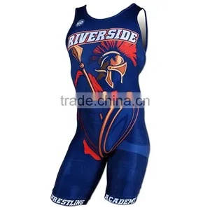 Make Your Own Custom Breathable Cheap Wrestling Singlets thumbnail-1