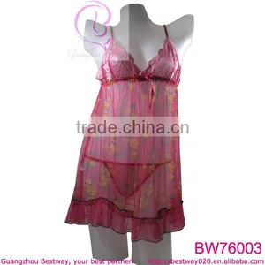 Sexy Transparent Lingerie Babydolls thumbnail-1