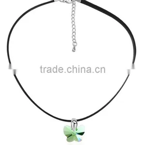 Sparkling Crystal Fishing Wire Necklace Simple Wire Necklace With cz Crystal Sotne High End Crystal Necklace Elegent Jewelry thumbnail-5