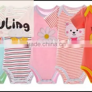 Tinaluling Unisex New Born Baby Clothing Girls Clothing Baby Bodysuits thumbnail-4