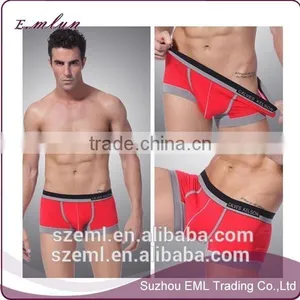 Men Custom Modal Comfortable u Convex Pouch Boxer Underwear thumbnail-4