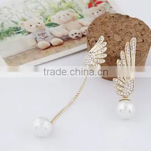 Zm33723a Fashion Jewelry 2017 Latest Unique Design Gold Plated Earrings thumbnail-6