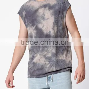 Top Sleeve Destroyed Muscle Tank Top for 2017 thumbnail-1