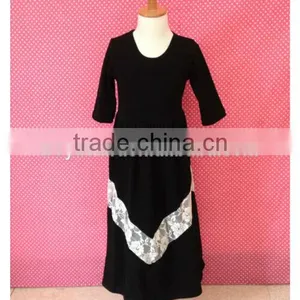 Hot Sale Baby Girls Children's Mommy And Me Dress Girls Boutique Dress Children's Long Sleeve Maxi Dress Clothing Pettidresses thumbnail-1