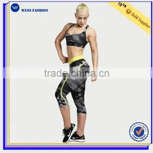 2016 Custom 88%nylon 12%spandex Gym Wear Sexy Yoga Clothes for Women thumbnail-1