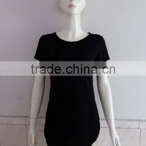Ms Hot Style in Europe and the Round Collar Short Sleeve T-shirt Coat thumbnail-2