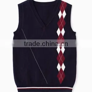 China Best Price Two Color 2017 Man Sweater Vest for Wholesale thumbnail-6