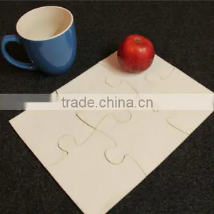 Unique Designed Hot Salling Products Laser Cut Wood Puzzle Coasters thumbnail-2