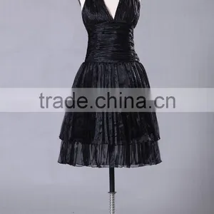 Simple Style Cap Sleeves Red Prom Gown ED135 thumbnail-1