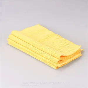 Car Wash Microfiber Towel 30cm*30cm Yellow Color thumbnail-1
