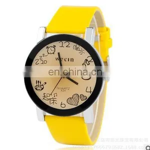 Creative Personality Minimalist Leather Normal Watch Men And Women Couple Watch Smart Electronics Casual Watches thumbnail-1