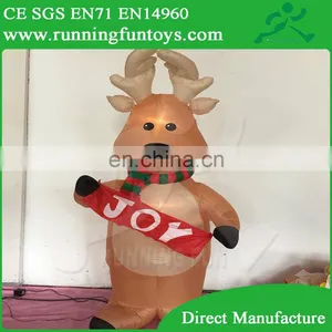 Inflatable Outdoor Lighted Reindeer With LED for Christmas Decoration thumbnail-1