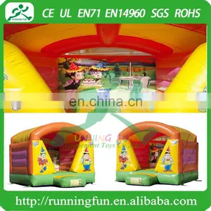 Indoor Mini Inflatable Party Bouncy House With Roof thumbnail-1