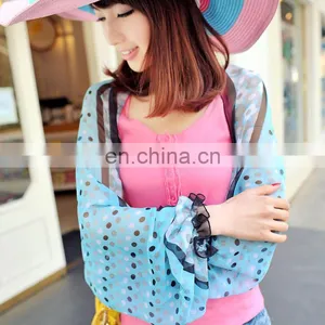 2015 Fashion Design Polyester Chiffon Summer Car Raglan Sleeves Cape(PP621CL-P) thumbnail-2