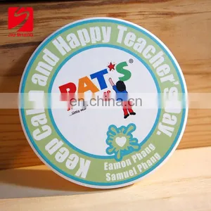 Cheap Porcelain Custom Bar Drink Silvergrey Coasters Custom For Sale thumbnail-1