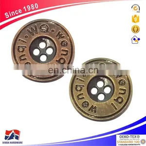 Manufacturer of Custom Metal Alloy Garment Sewing Buttons thumbnail-1