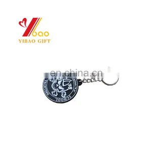 Cute Custom Round 3D PVC Key Chain /Color Emboss Key Chain thumbnail-3