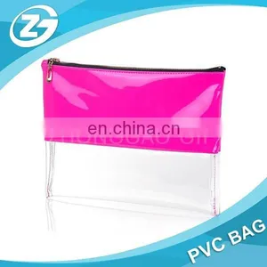 Transparent PVC Waterproof Makeup Bag Pvc Waterproof Zip Lock Bag thumbnail-1