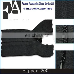 Factory Wholesale Home Textiles Accessories Bag Zipper and Bag Sliders/black Zipper thumbnail-1