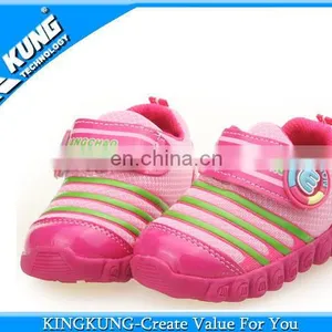 New Style PVC Airblowing Sports Shoes Upper For Kids thumbnail-1