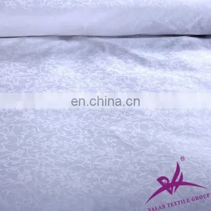 Jacquard White 100% Cotton Fabric for Hotel Bedding/hospital/sauna Center/leisure Club/laundry thumbnail-1