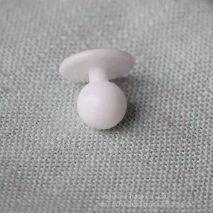 Plastic Black and White Buttons Restaurant Uniforms Chef Jacket Uniform Suit Buttons thumbnail-1