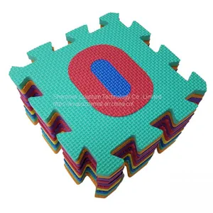 QT MAT Non-toxic Odorless 10in x 10in Baby EVA Numbers Puzzle Foam Play Mat thumbnail-3