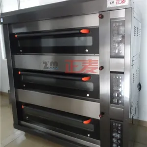 Gas double chip Baking deck oven for Sale thumbnail-2