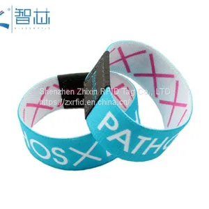 RFID Nylon Bracelet NFC Elastic Wristband for Events thumbnail-1