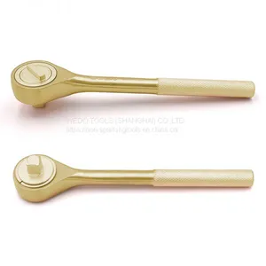 WEDO Non Sparking Aluminium DIN3122 Bronze Ratchet Wrench thumbnail-3