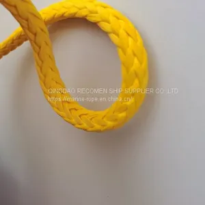 RECOMEN Supply Good Quality UHMWPE Mooring Rope HMPE Marine Ropes 44mm Ship Towing thumbnail-2