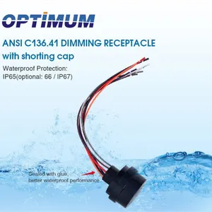 China Lorawan Luminaire Controller NEMA Socket Dimming Receptacle for Street Lighting thumbnail-1