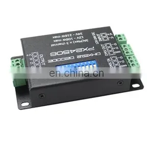 DC12V 24V 3Channels Decoder Driver RGB Amplifier DMX 512 PX24506 Led Strip Light Controller thumbnail-5