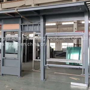 Outdoor Fault Reporting Bus Stop Sign Aluminum Profile Bus Shelter Platform Billboard Direct Selling thumbnail-2